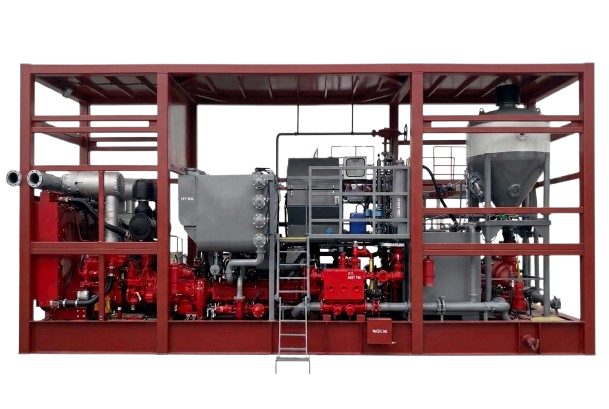 Industrial Pressure Vessel System Mounted